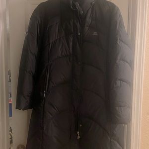 J. Lo puff trench jacket